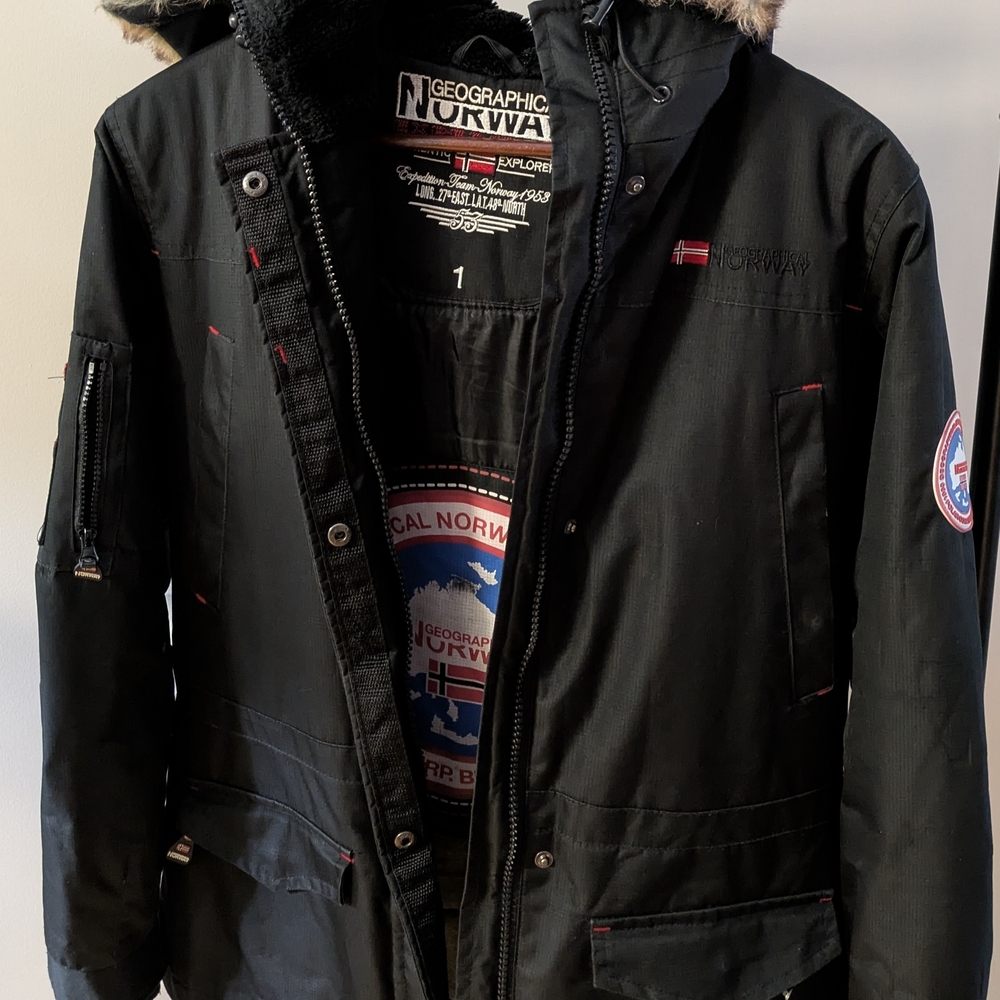 Men/Women Black Coat